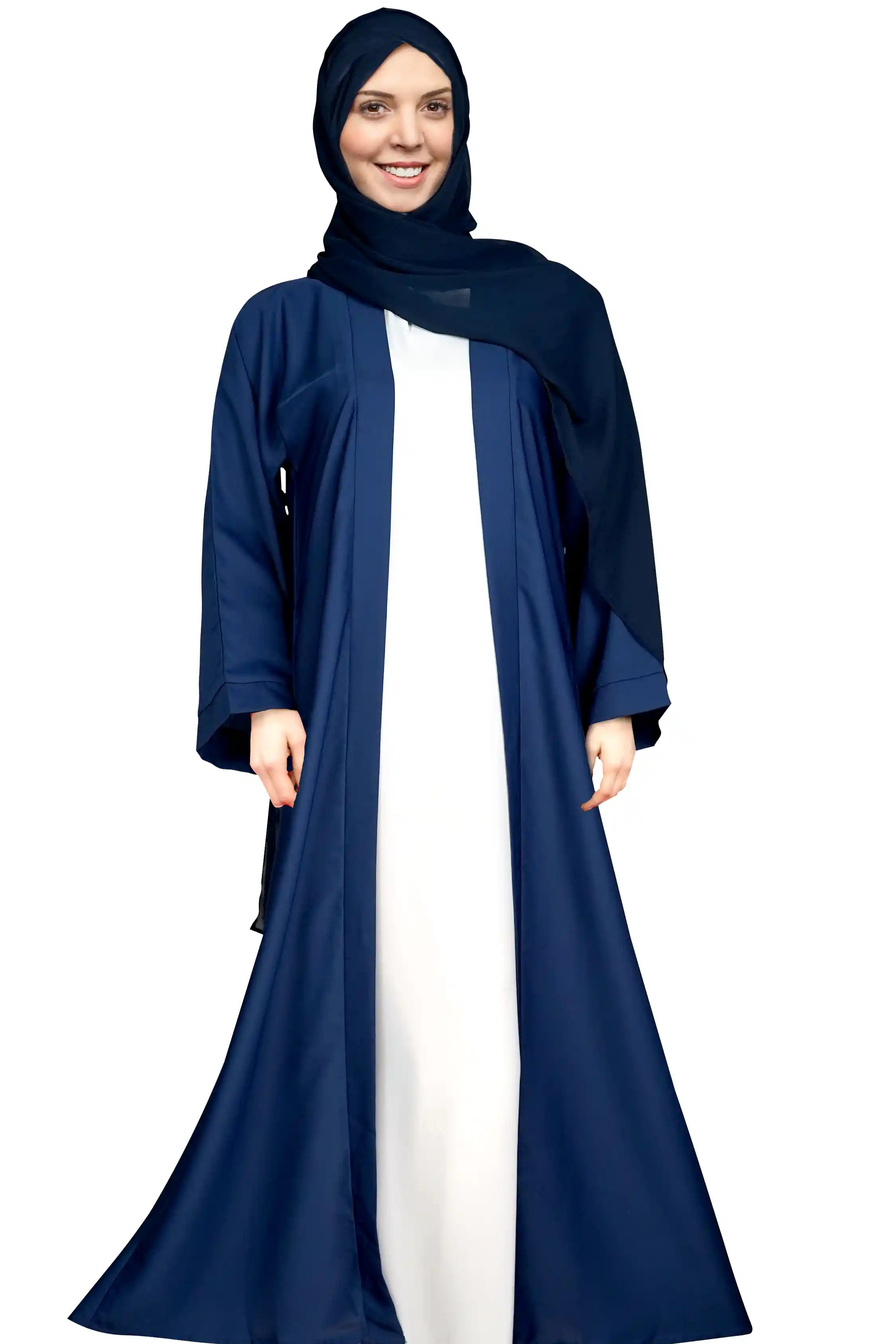 ABAYA WITH KHIMAR SET - PLUM